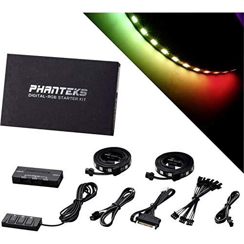Phanteks Phanteks PH-DRGB_SKT Digital RGB LED Starter Kit Includes The Controller Hub and DRGB LED Combo Kit Retail