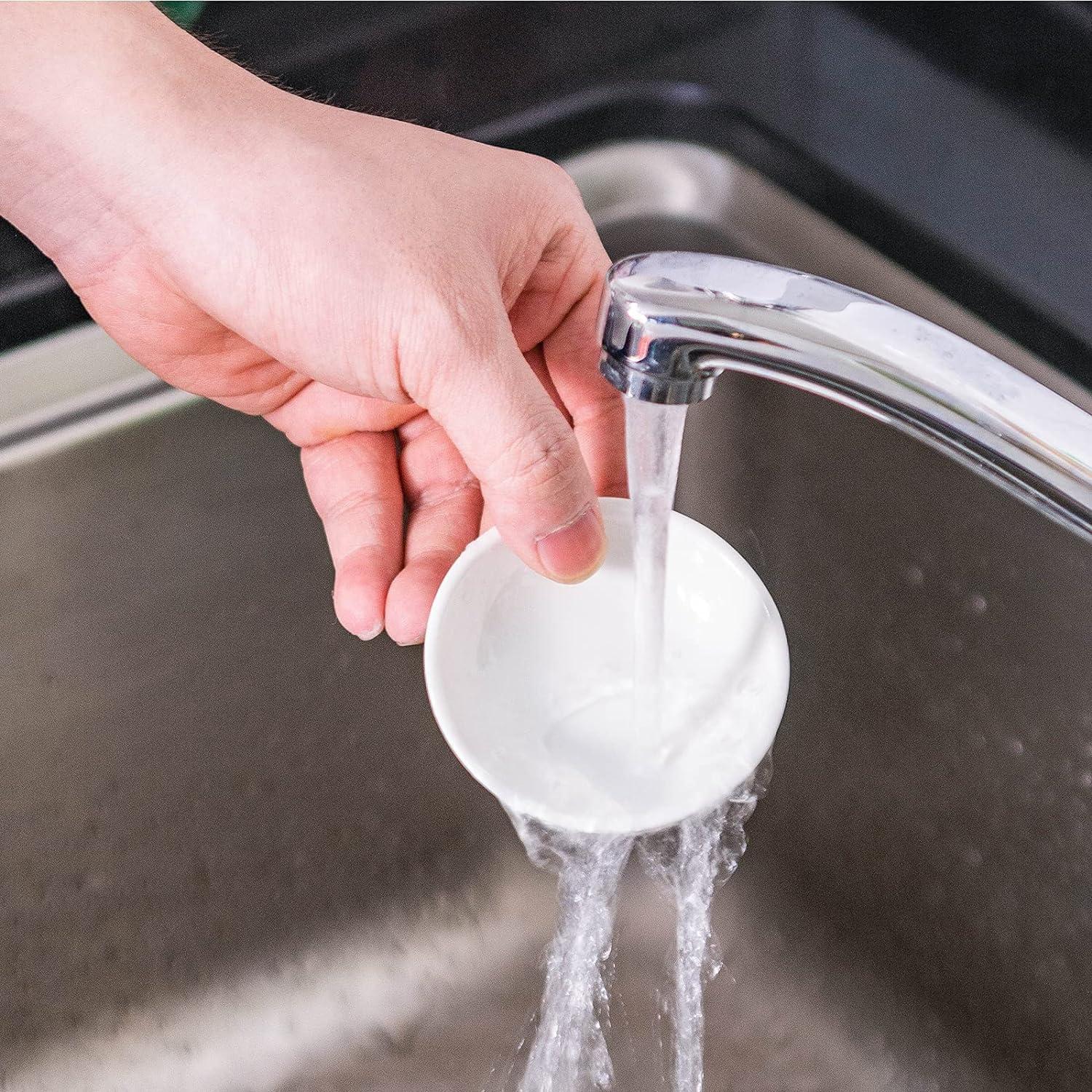 UIBFCWN UIBFCWN 6 Pack Soy Sauce Dish 3inch Ceramic Dipping Bowls Bulk, 1.2 Oz White Dipping Sauce Bowls/Dishes, Small Dipping Sauce Cups for Sushi Ketchup Olive Oil Appetizer