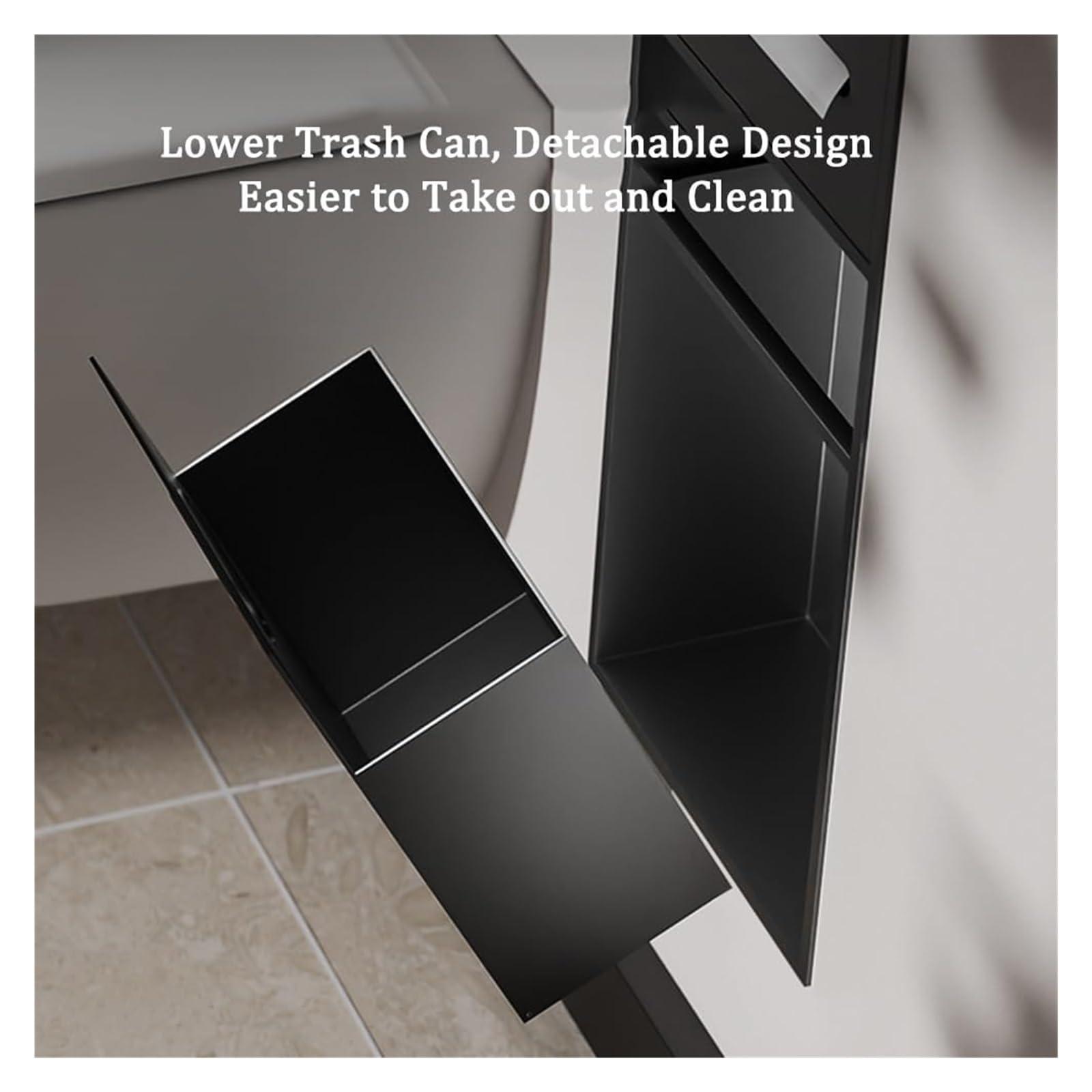 PHLEPS Stainless Steel Shower Nich Stainless Steel Bathroom Niche, Toilet Paper Storage Rack, Recessed Waterproof Shower Niche For Bathroom Storage/Shampoo/Toiletries ( Color : Apricot , Size : 65x30x14cm )