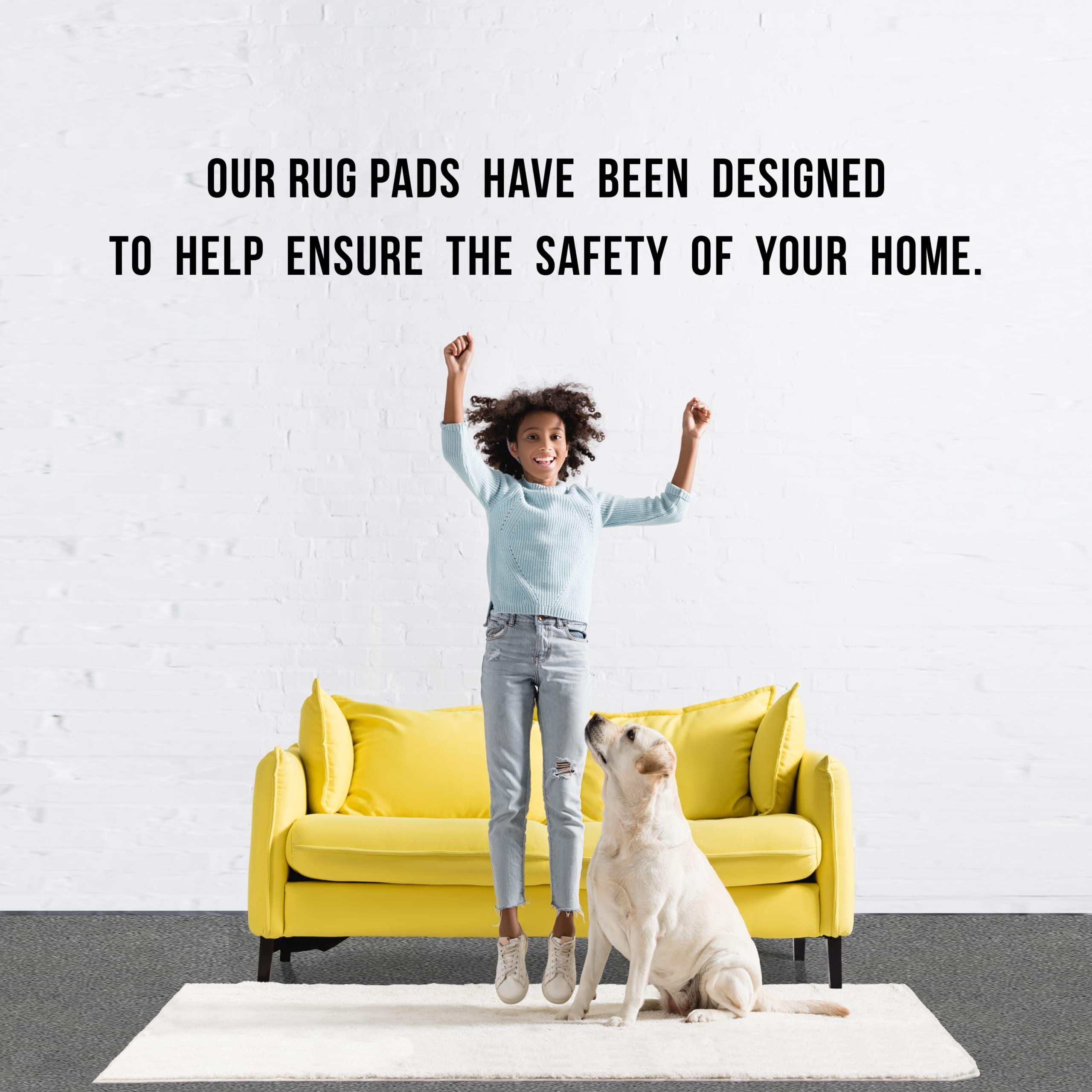 Grip-It Slip-Stop Magic Stop Rug on Carpet Non-Slip Rug Pad for Area Rugs and Runner Rugs, USA-Made Rug Gripper for Carpet Over Carpet Keeps Rugs in Place On Carpet, 8\' x 10\'