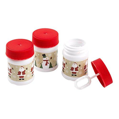 Neviti Neviti Let It Snow-Blow Bubbles-6 Pack, Wood, Multi-Colour, 3.3 x 3.3 x 5 cm