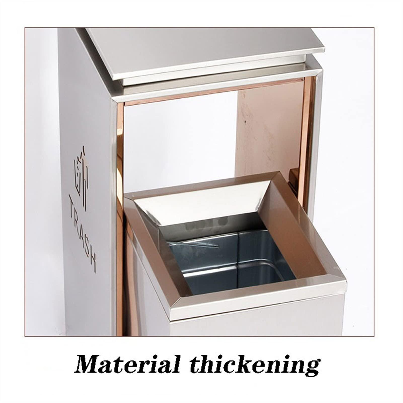 BONAD Kitchen Garbage Can Large-Capacity Trash Cans, Hotel Lobby, Shopping Malls, Vertical Trash Cans, Elevators, Outdoor Peel Boxes, Trash Cans Wastebasket