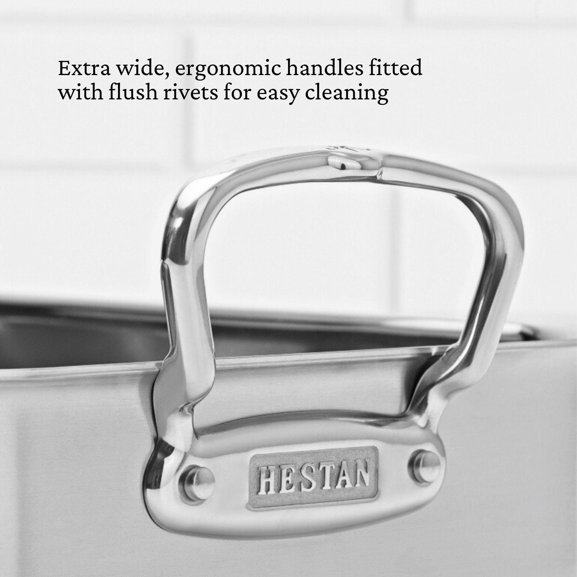 Hestan Hestan - Stainless Steel Classic Roaster with Rack, Induction Cooktop Compatible