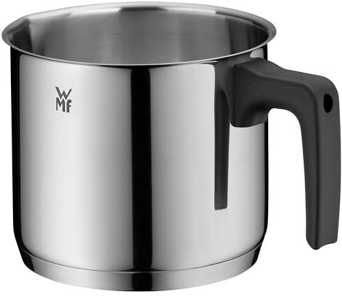WMF WMF 794769990 milk pot Ø 14 cm approx. 1,7l pouring rim Cromargan stainless steel brushed suitable for all stove tops including induction dishwasher-safe, Silver