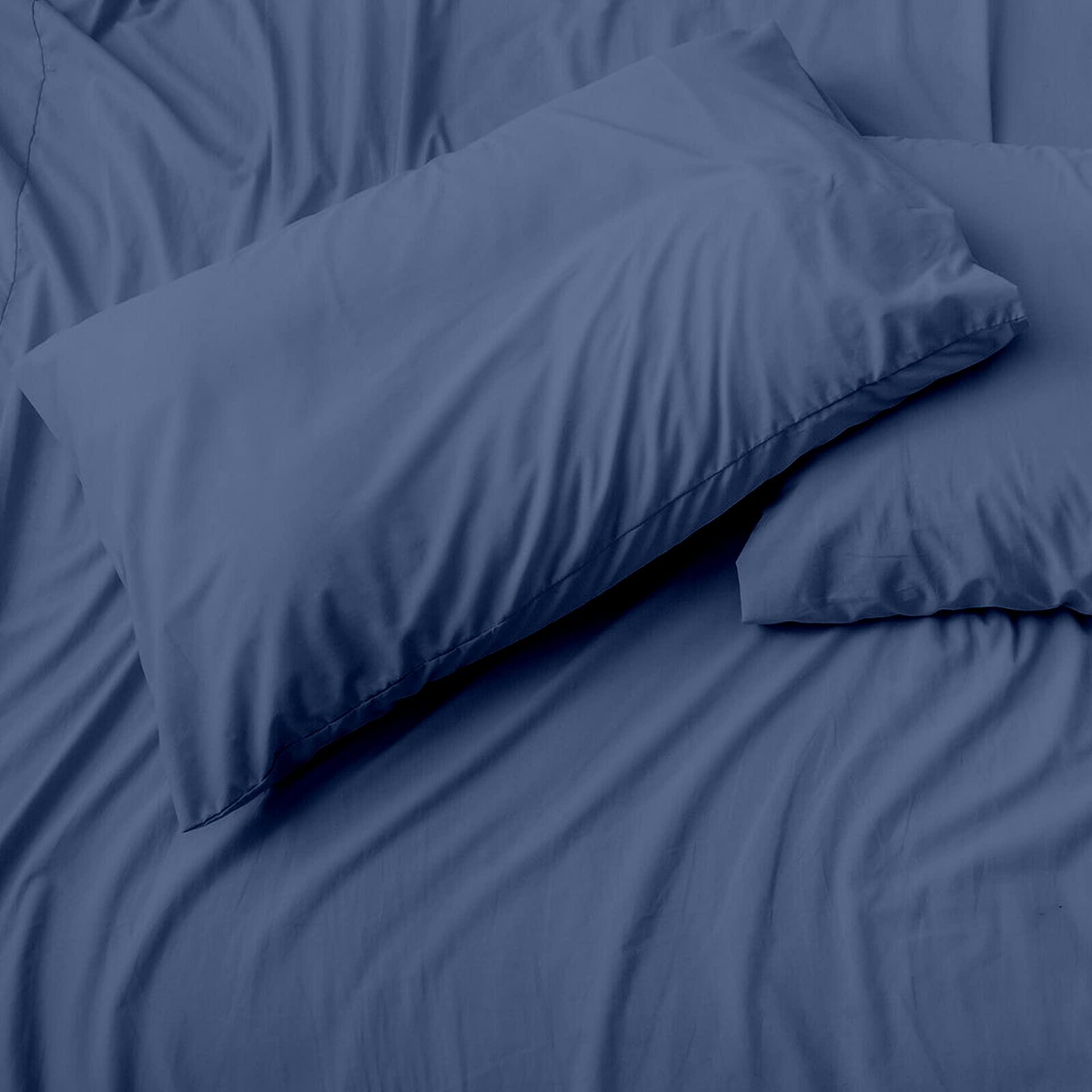 MGPS Split Head Cal-King Sheets Split Top Cal-King Sheets 800-TC 100% Egyptian Cotton Sheet Set 18-Inch Deep-Pockets Sheets Sets for Adjustable Beds, |39\" Top Split California-King, Mediterranean Blue|
