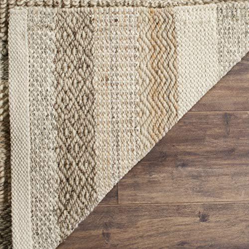 Safavieh SAFAVIEH Natura Collection Runner Rug - 2\'3\" x 6\', Beige, Handmade Moroccan Boho Tribal Wool & Cotton, Ideal for High Traffic Areas in Living Room, Bedroom (NAT101A)