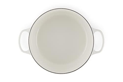 Le Creuset Le Creuset Enameled Cast Iron Signature Round Dutch Oven, 7.25 qt., White