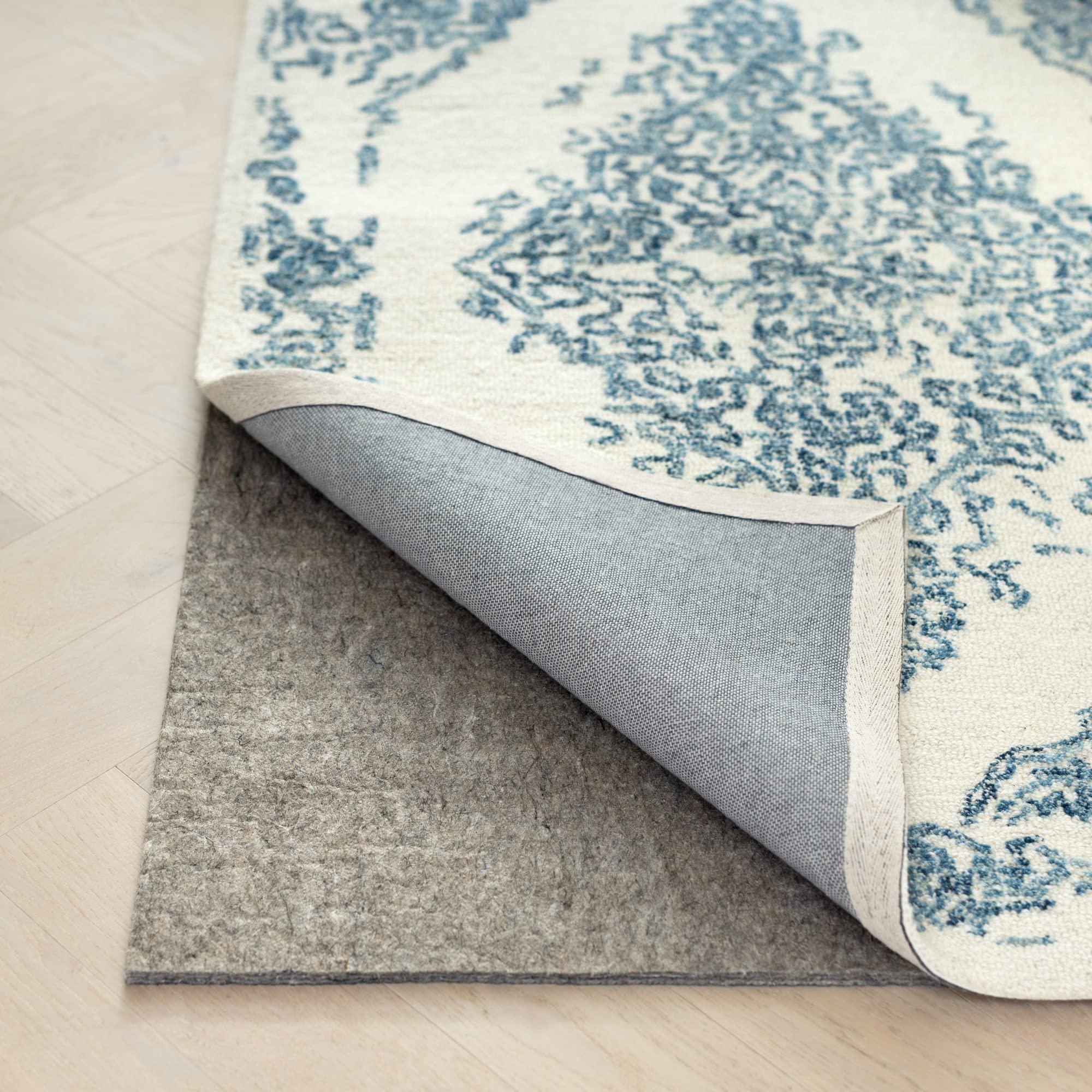 RUGPADUSA RUGPADUSA - Dual Surface - 7\'x10\' - 3/8\" Thick - Felt + Rubber - Enhanced Non-Slip Rug Pad - Adds Comfort and Protection - for Hard Surface Floors