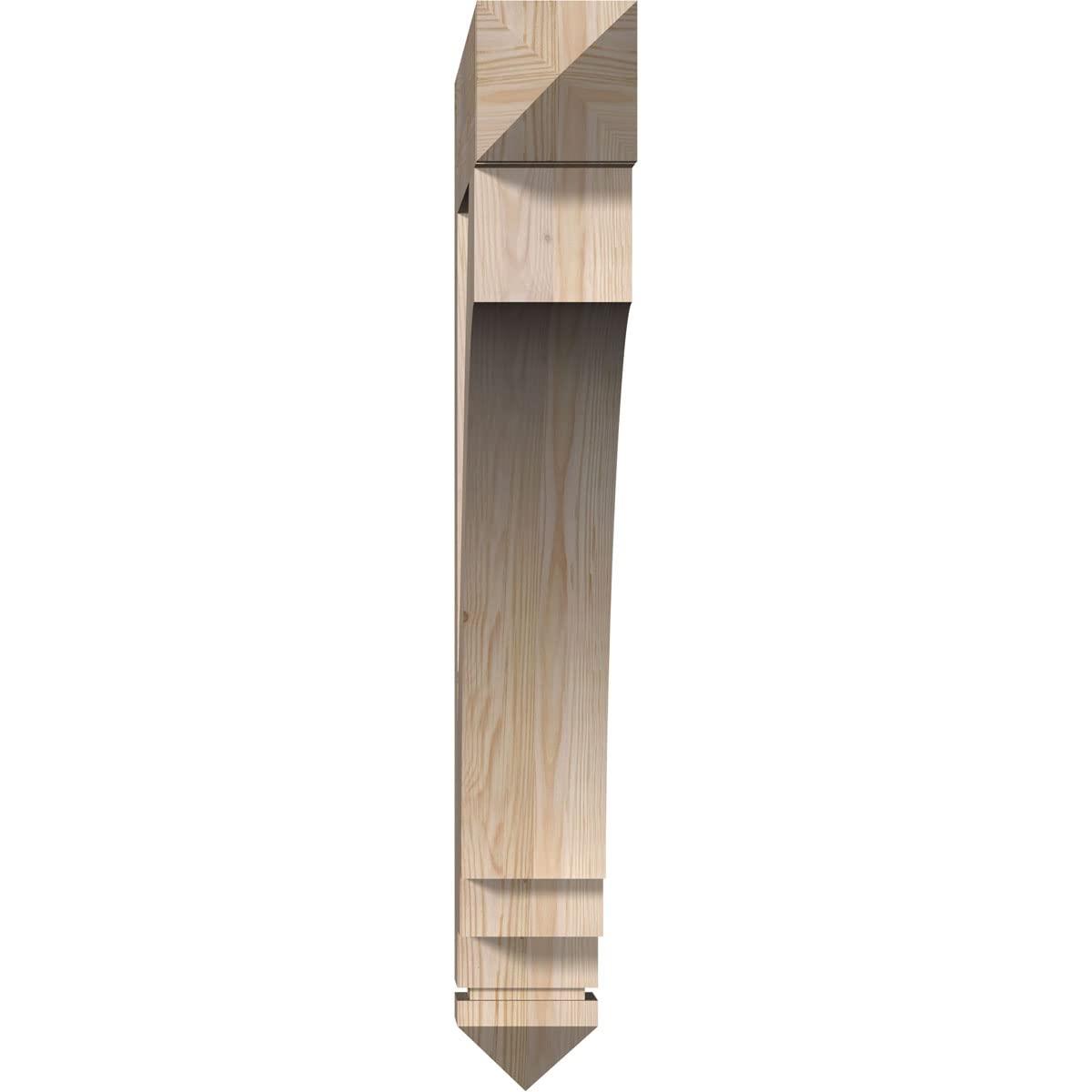 Ekena Millwork Ekena Millwork BKT06X40X40IMP03SDF Imperial Arts & Crafts Bracket, 40\"D x 40\"H, Smooth Douglas Fir