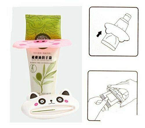 N./A 4Pcs Plastic Toothpaste Tube Squeezer Easy Dispenser Rolling Holder Bathroom for Bathroom Accessories - Toothbrush Holders