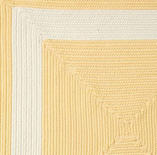 Colonial Mills La Playa Rugs, 12' x 12' Square, Sun Yellow