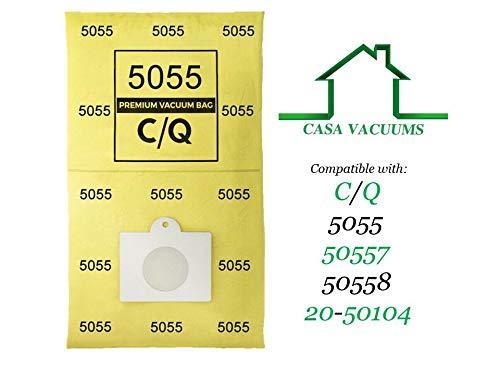 Casa Vacuums 81614 - 81615 - BC4027 Bag and Filter Kit. 12 5055 Bags + 1 EF-11 + 1 CF 1. Compatible with Kenmore 600 Series Bagged Canister Vacuum w/ Pet PowerMate. Replaces Part #\'s C/Q, 50557, 50558, 50104, 52370, 81002