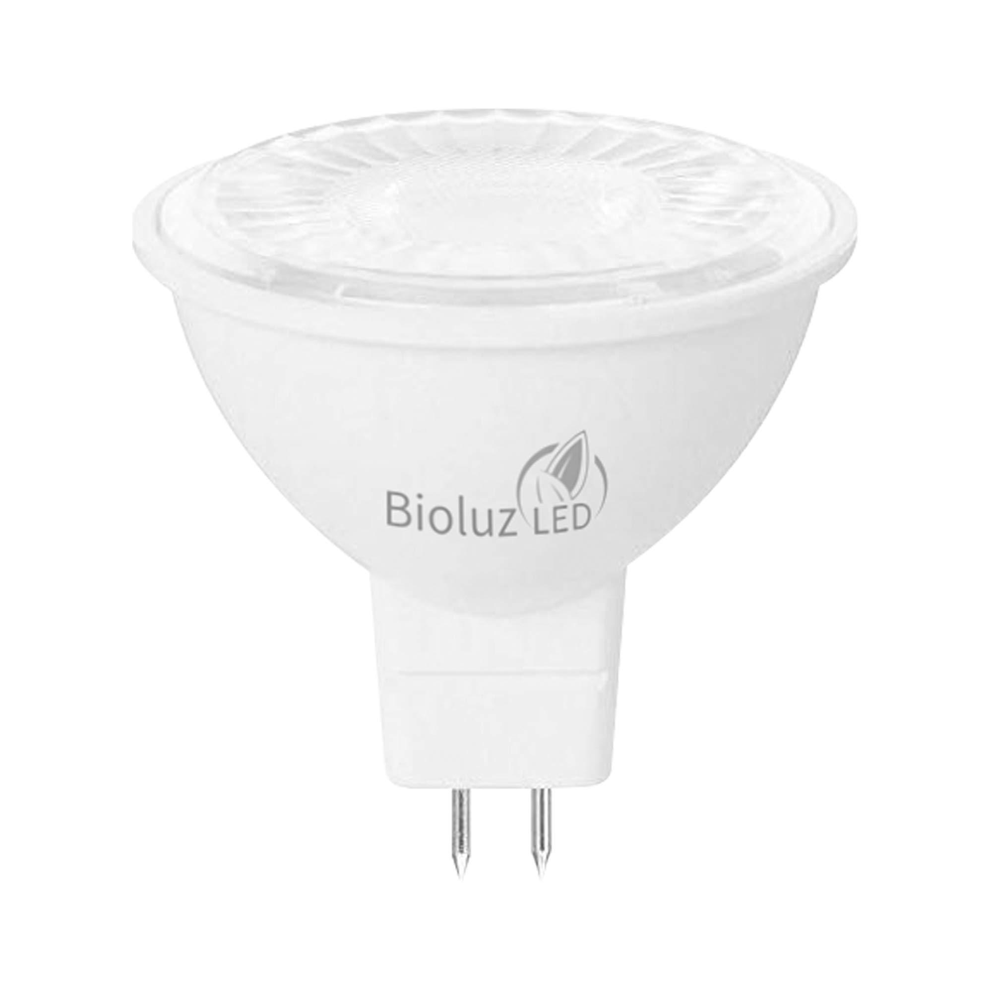 Bioluz LED Bioluz LED Light Bulb - MR16 LED Bulb, 7W LED Light - 6 Pack 50W Halogen Replacement Non-Dimmable 3000K 12V AC/DC UL Listed Light Bulbs, LED Lights for Bedroom, Home Decor, Energy Efficient Lighting