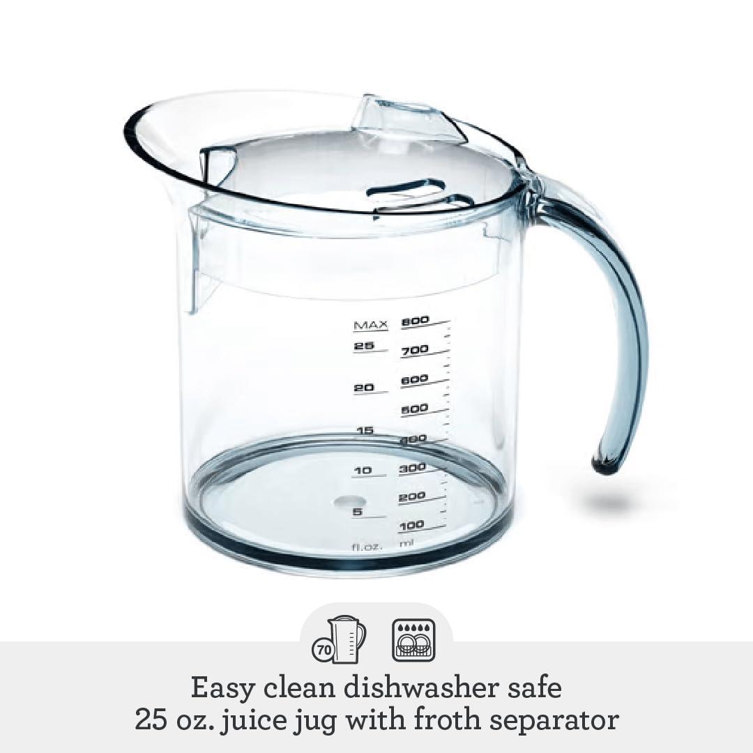 Breville Breville the Juice Fountain Compact Juicer, 10\" x 10.5\" x 16\", Silver