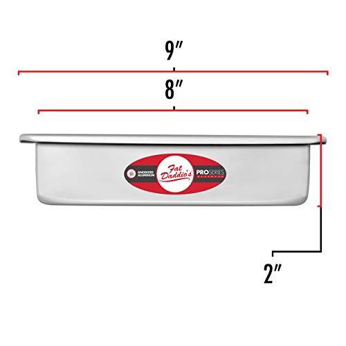 Fat Daddio's Fat Daddio's POB-8122 Sheet Cake Pan, 8 x 12 x 2 Inch, Silver