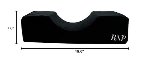 BNP beauty supply BNP Eyelash Extension Neck Pillow,Memory Foam Neck Contour Pillow for Sleeping Support,Beauty Salon Pillow,Removable Velvet Cervical Neck Pillow for Lash Extension Grafting Make Up