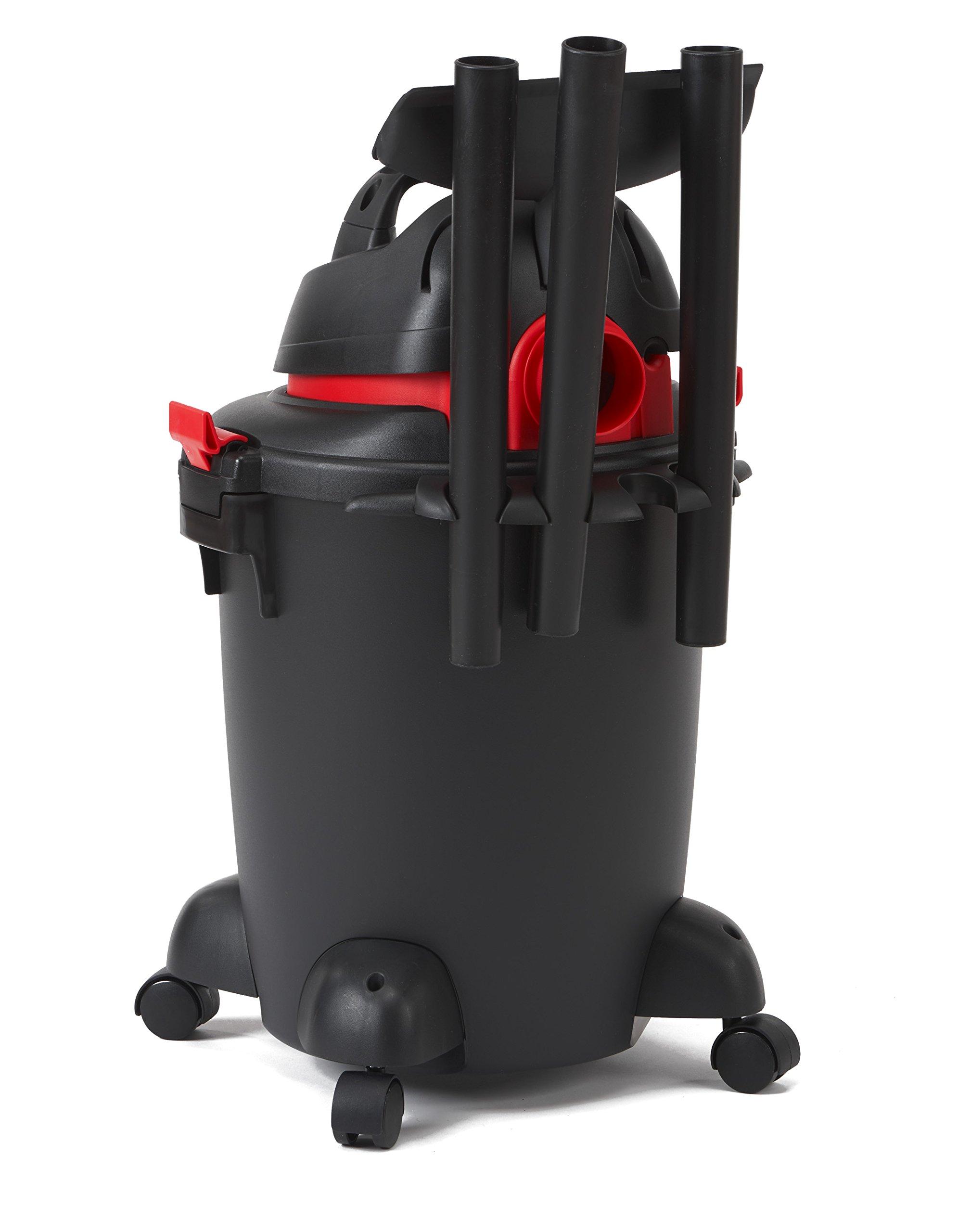 Shop-Vac Shop-Vac 5985000 6 gallon 3.0 Peak HP Classic Wet Dry Vacuum, Black/Red