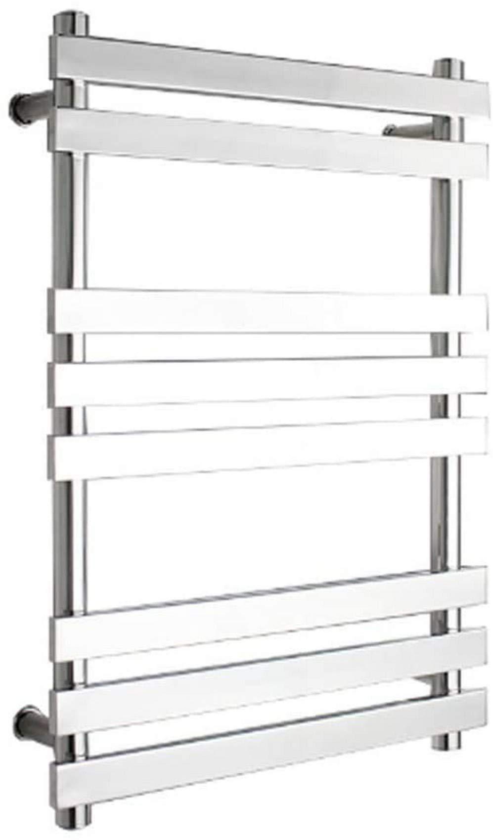 FGDSEEEKJUFHH Electric Heated Towel Warmer Rack, Wall-Mounted Waterproof Heated Drying Towel Radiator with 7 Bars, Thermostatic Stainless Steel Heater Towel Rail for Bathroom (Bb)