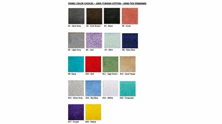 Generic Monogrammed Personalized Towel Set Spa Quality Soft Absorbent 100% Turkish Cotton (2 Bath Towels - $52.00)