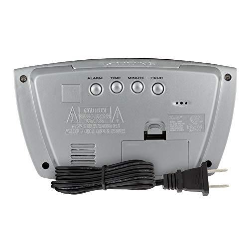 La Crosse Technology Equity 75906 LED Alarm Clock with High/Low Dimmer, 1.8\", Red