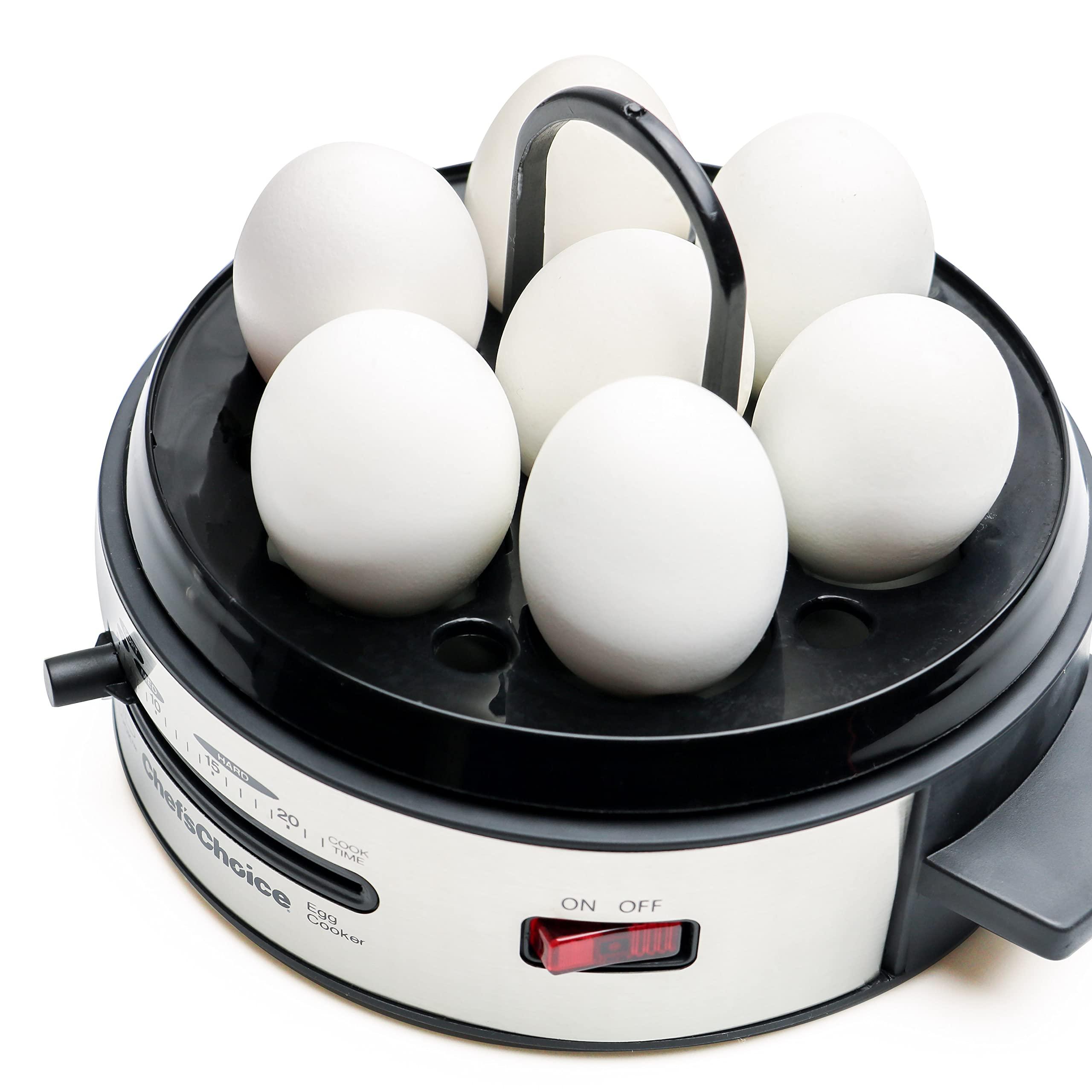 Chef’sChoice Chef\'sChoice 810 Gourmet 7-Egg Cooker with Electronic Timer, Audible Signal & Nonstick Stainless Steel Design