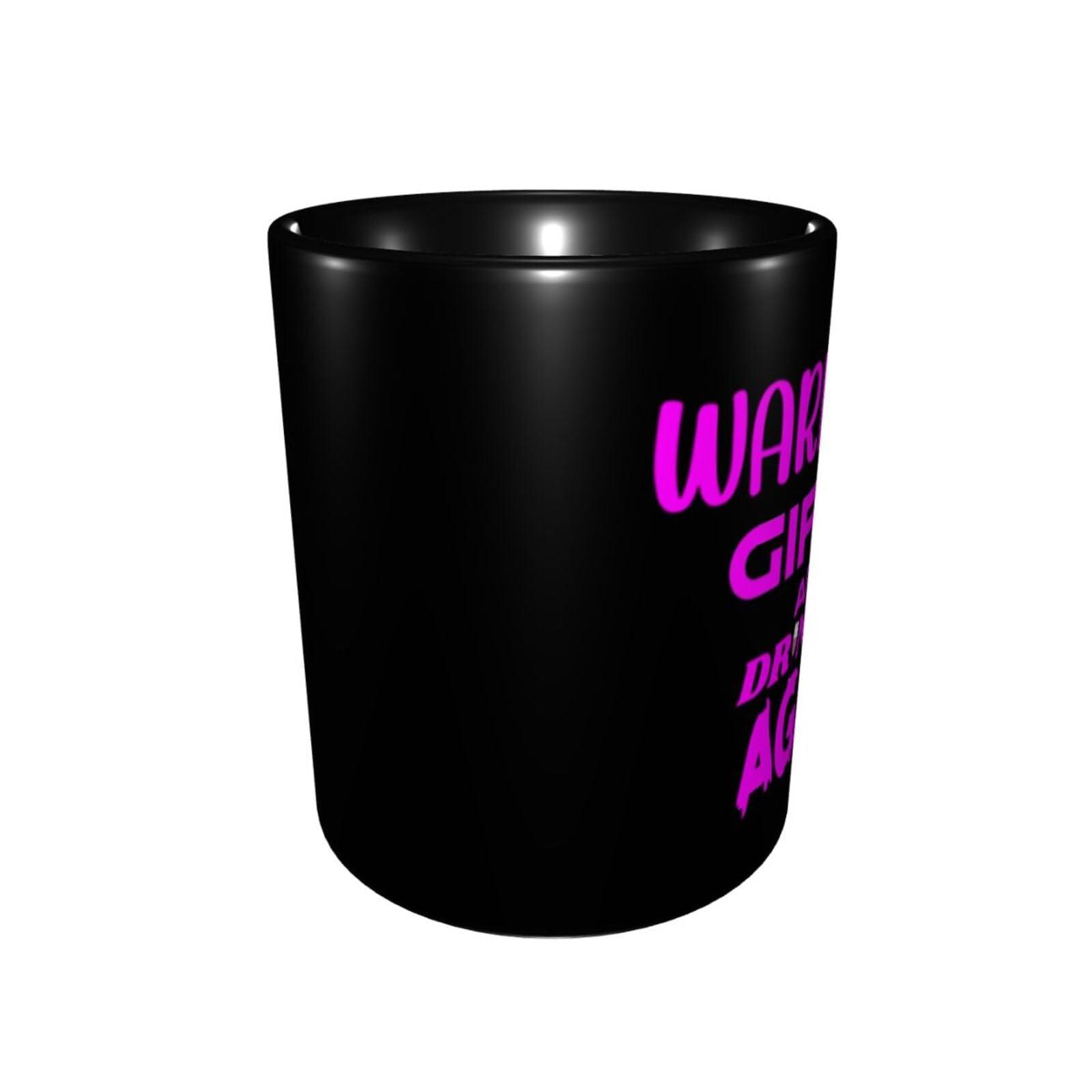 SwpWab SwpWab Warning The Girls Are Drinking Again Funny Coffe Mug Ceramic Tea Cups Travel Mugs Drink For Work Home Office