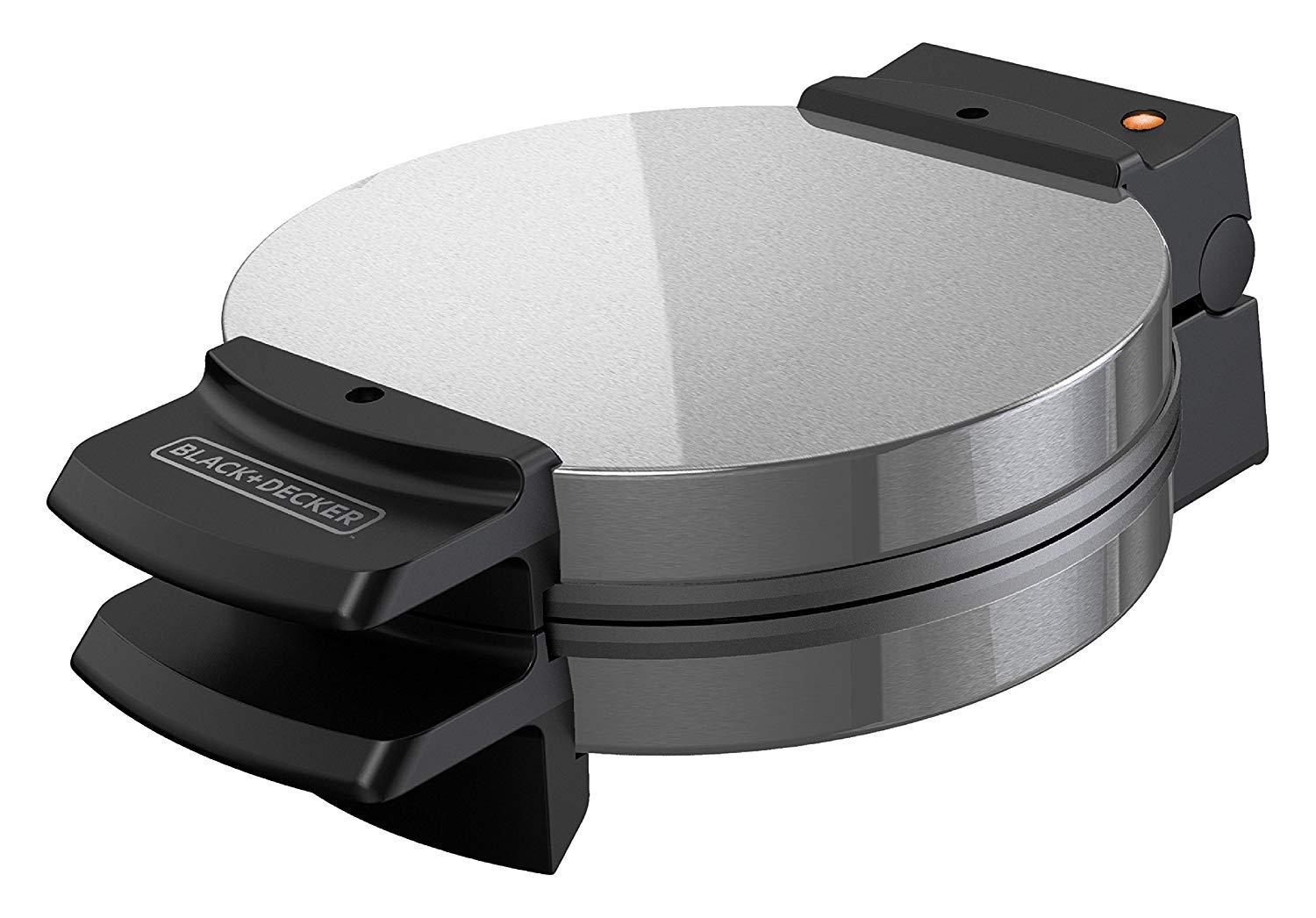 BLACK+DECKER BLACK+DECKER WMB500 Traditional Belgian-Style Waffle Maker, Stainless Steel