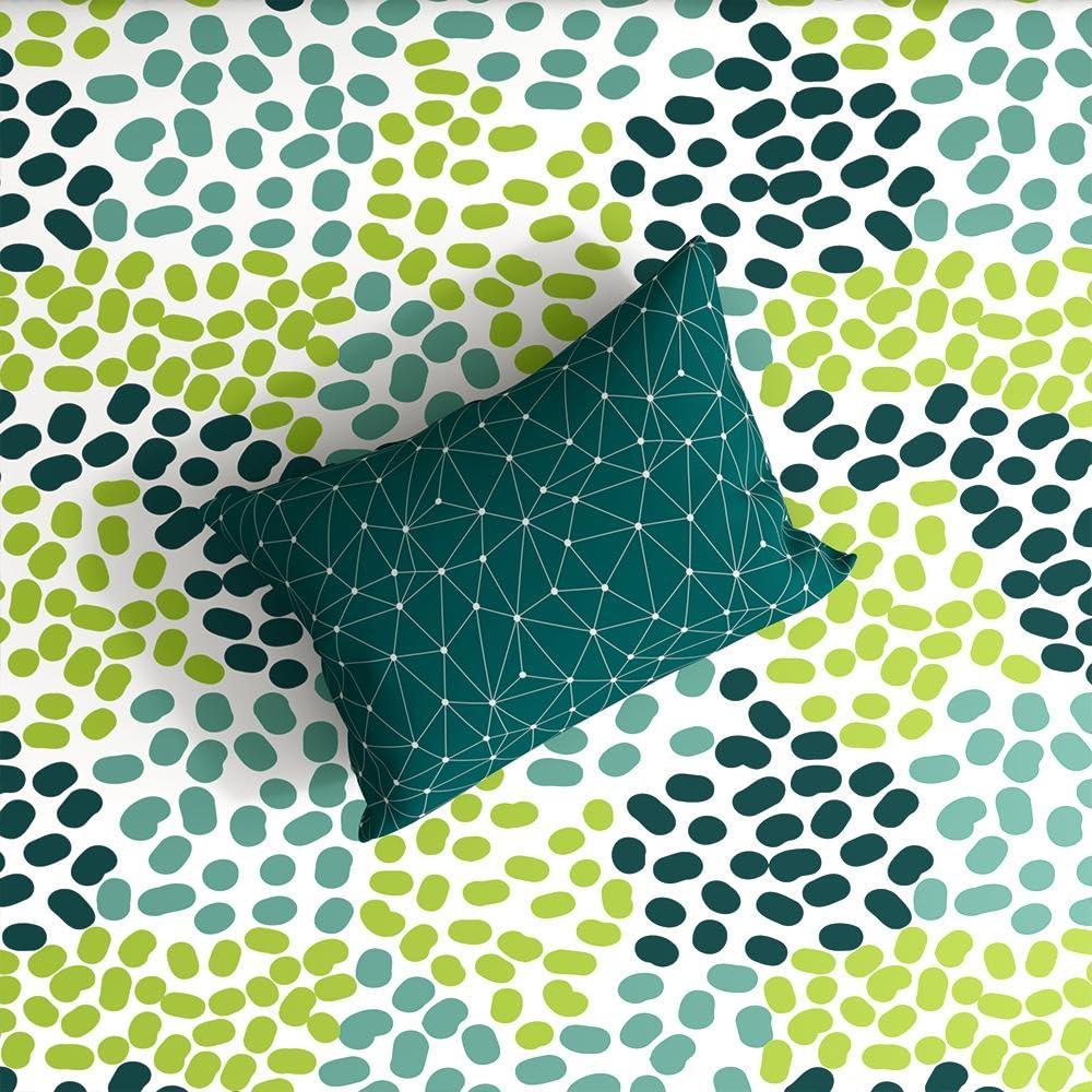 Wakefit Wakefit Bedsheet for Single Bed, Single Bedsheet Cotton, Fitted Bedsheets Single Bed, Single Bedsheet, 144 TC 100% Cotton with 1 Pillow Cover (Elastic Fitted Sheet 72x36: Siri)