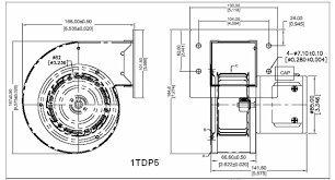 Dayton Dayton Model 1TDP5 Blower 131 CFM 2860 RPM 115V 60/50hz (2C610, 4C442)