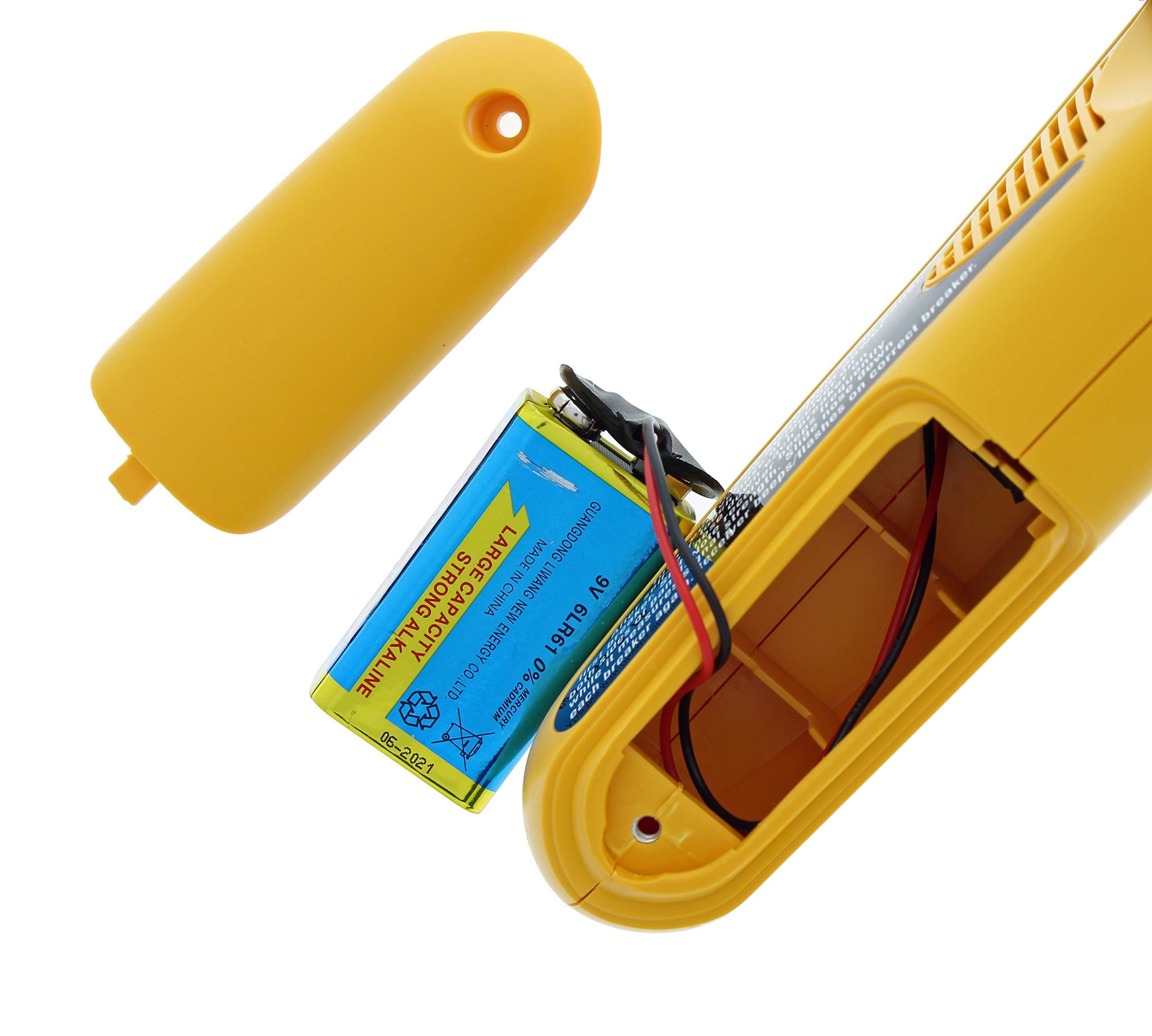 Ideal Industries IDEAL Electrical 61-534 Digital Circuit Breaker Finder with Digital Receiver and GFCI Circuit Tester,Yellow