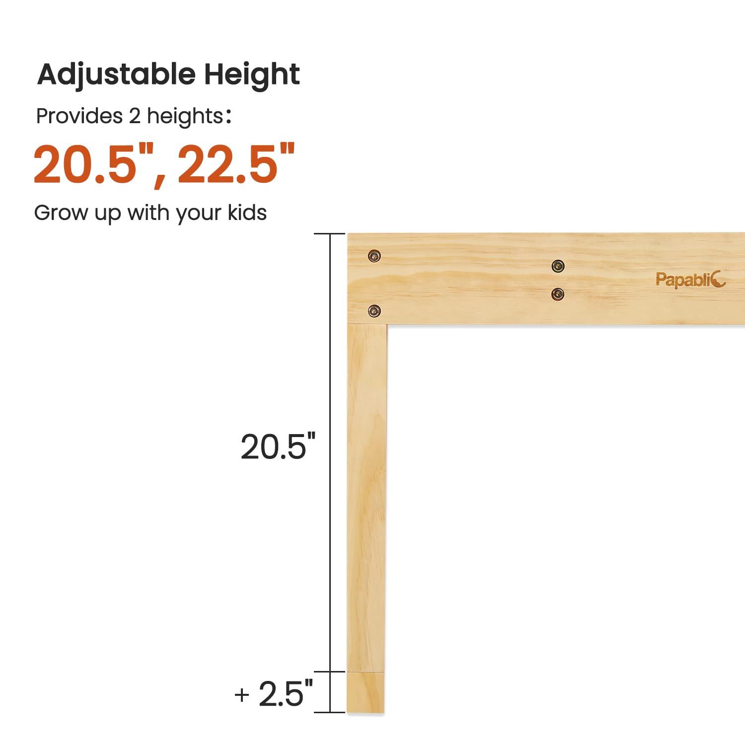 Papablic Papablic 2 in 1 Kid Activity Table with Large Storage for Older Kids Compatible with Lego Building Block for Boys Girls