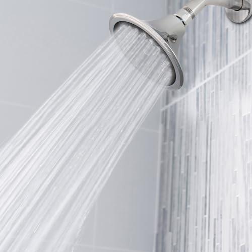 Niagara Conservation Niagara Conservation N2517CH Sava Spa 1-Spray with 1.75 GPM 4.4-in. Wall Mount Adjustable Fixed Shower Head in Chrome, 1-Pack | Bathroom Shower Head Sprayer with Pressure Compensation Technology