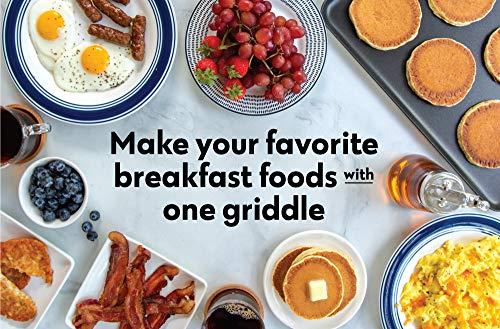 Nordic Ware Nordic Ware Two Burner Griddle, 10.3 x 17.4 inches, Non-Stick