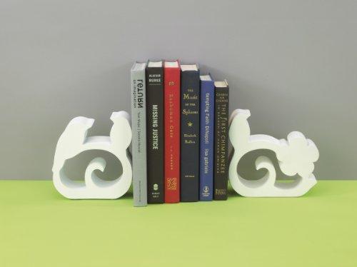 Umbra Umbra Lovebird Set of Two Cast-Resin Bookends, White