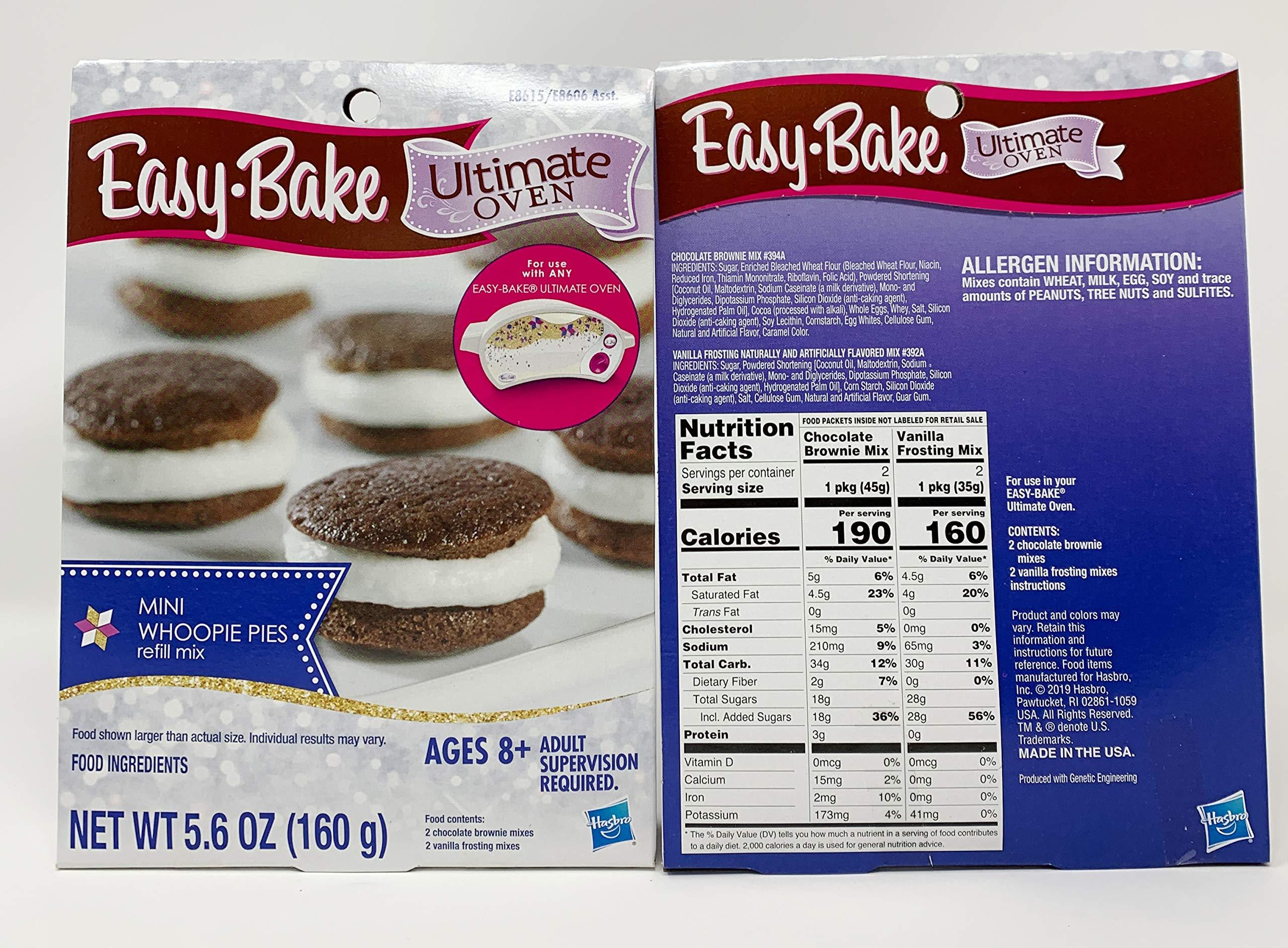 Easy Bake Oven Easy Bake Oven Easy Bake Ultimate Oven Bundle Baking Star Edition + Larger Size 13.8 Oz. 3-Pack Refill Mixes (Pizza, Whoopie Pies and Red Velvet & Strawberry Cakes) + Mini Whisk