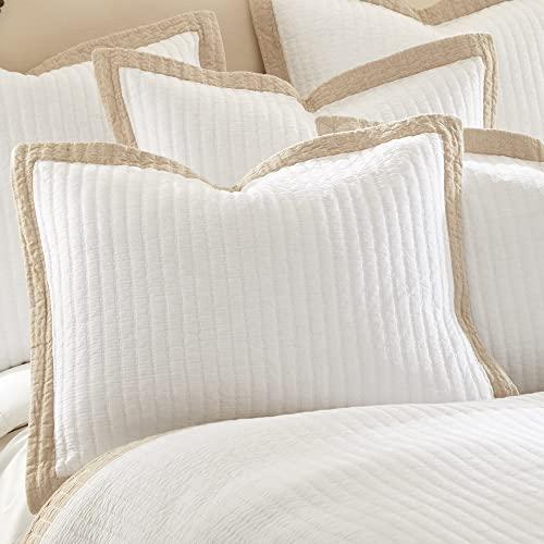 Levtex Home Levtex Home Adobe Border King Cotton Quilt Set, White