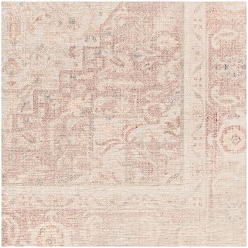 RUGGABLE Ruggable Washable 2x3 Area Rug, Kamran Soft Pink, Premium Rugs for Living Room, Bedroom, Kitchen, Office, Nursery with Gripper Non Slip Pad