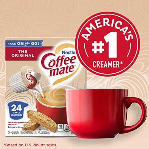 Coffee mate Nestle Coffee mate Original Liquid Coffee Creamer Singles, 24 Count