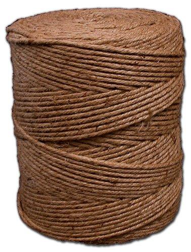 T.W . Evans Cordage Co. T.W Evans Cordage 13-510 5 Poly 28 Jute Twine 10-Pound Tube