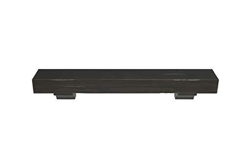 Pearl Mantels Pearl Mantels 412-48-20 The Shenandoah 48-Inch Shelf/Mantel Shelf Espresso Rustic Distressed Finish