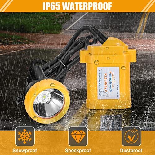 Hunting friends Hunting friends Superbright LED Mining Light KL6LM(B).Plus Miner Cap Lamp Waterproof Underground Headlamp Explosion-Proof Hard Hat Headlamp