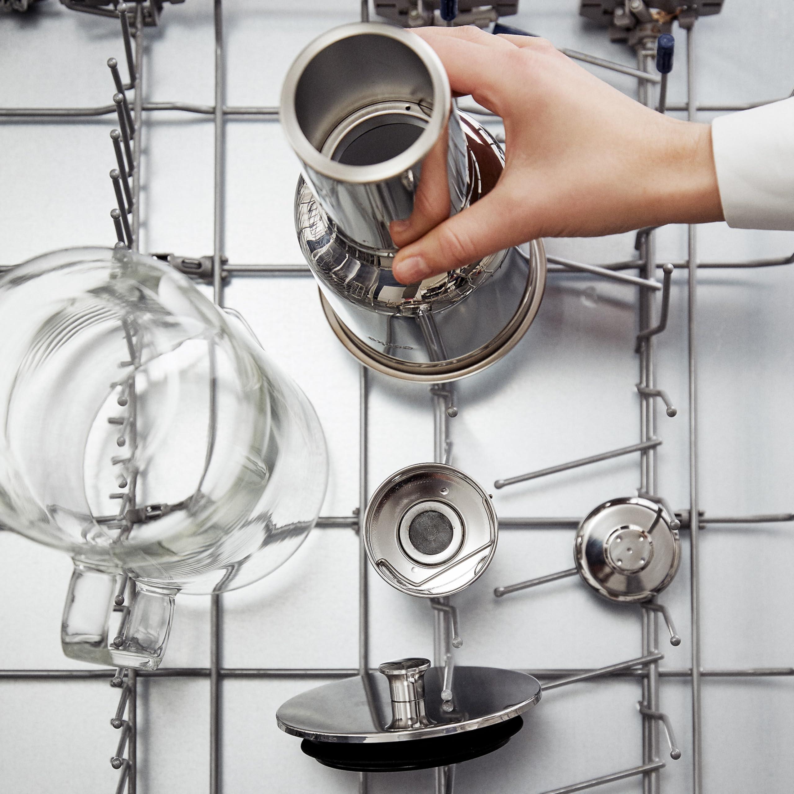 aarke aarke Purifier Glass Water Pitcher, Refillable Stainless Steel Filter, 8-Weeks Performance, BPA-Free, Dishwasher Safe, Pure & Enriched Refill Granules, 1.18L (5 Cups) Capacity