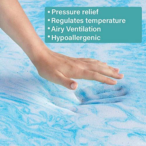 Foamma Foamma 8 x 30 x 84 Truck, Camper, RV Travel Visco Gel Memory Foam Bunk Mattress Replacement, Made in USA, Comfortable, Travel Trailer, CertiPUR-US Certified, Cover Not Included