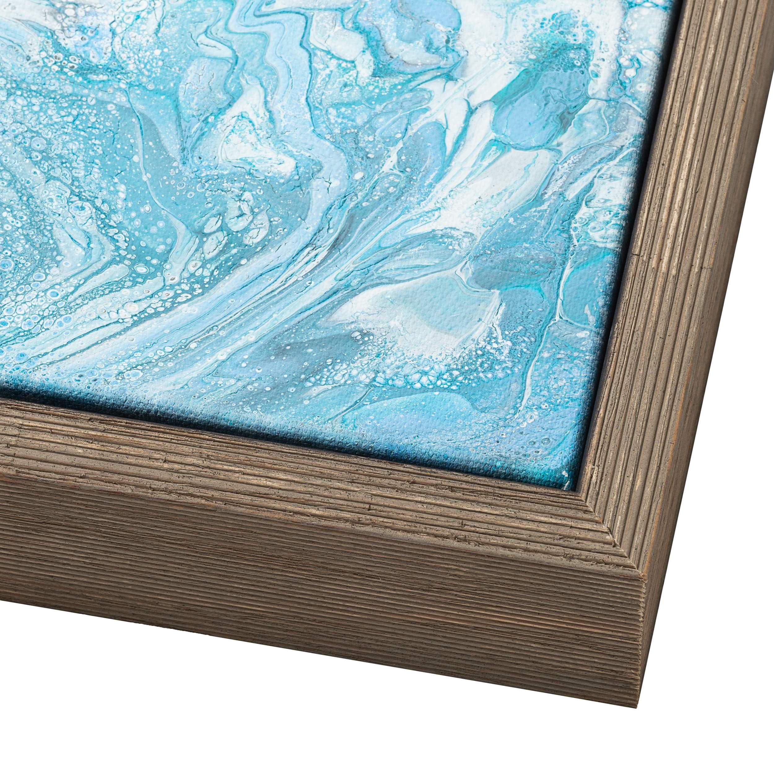 CustomPictureFrames.com CustomPictureFrames.com 17x19 Canvas Frame Grey Solid Wood Floater Frame Width 1.75 Inches | Interior Frame Depth 1 5/8 Inches | Greyson 0 Canvas Frame Complete with Canvas Clips & Hanging Hardware