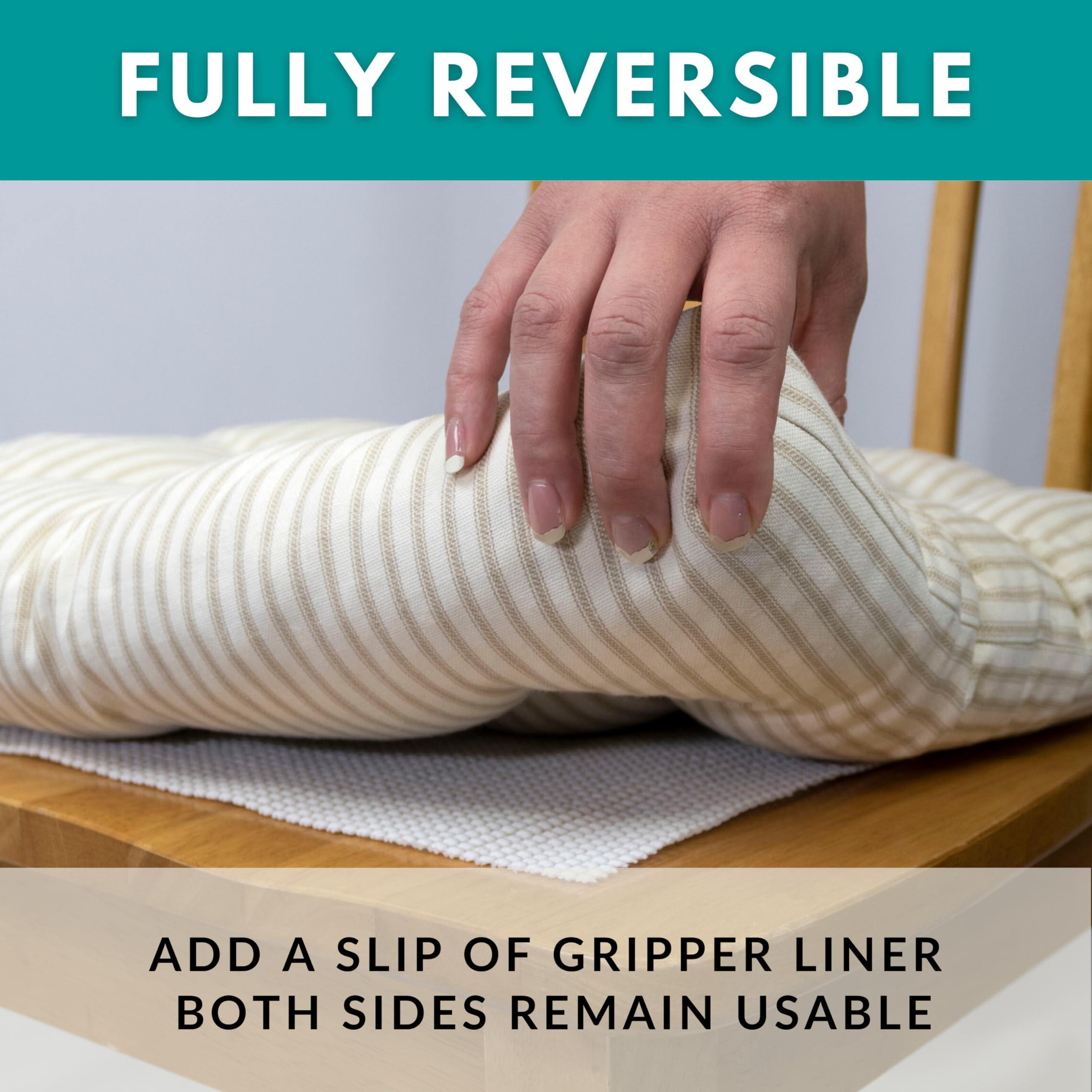 Barnett Home Decor Barnett Home Decor Ticking Stripe Blue Rocking Chair Cushions - Extra-Large - Seat Pad and Back Rest with Ties- Reversible, Latex Foam Fill - Made in USA (Presidential XL, Dark Blue)