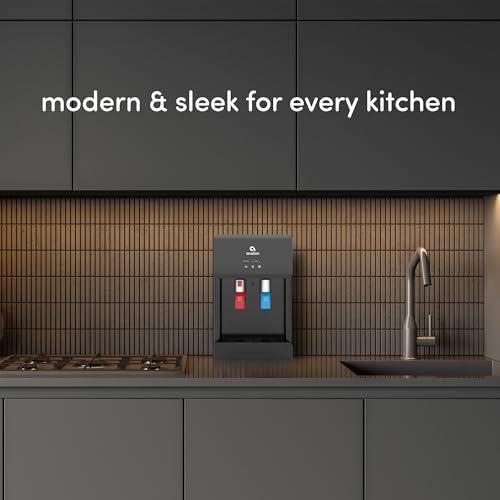 Avalon Avalon Countertop Self Cleaning Bottleless Water Cooler Water Dispenser - Hot & Cold Water, NSF Certified Filter- UL Listed- Black