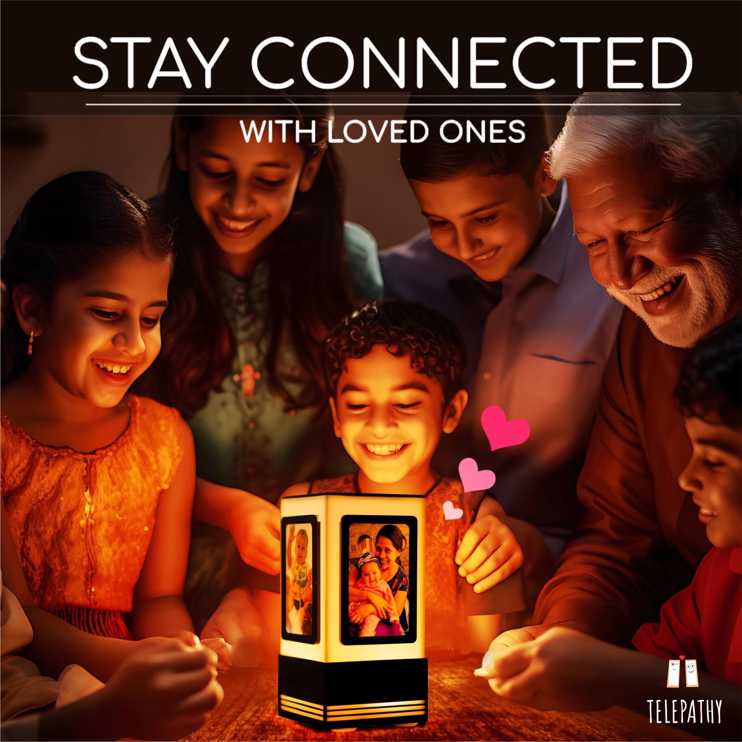 ZOCI VOCI ZOCI VOCI Telepathy Friendship Lamp Long Distance Touch Lamp - Wi-Fi Lights for Long Distance Relationships, Family & Friends Staying Apart (Photo)