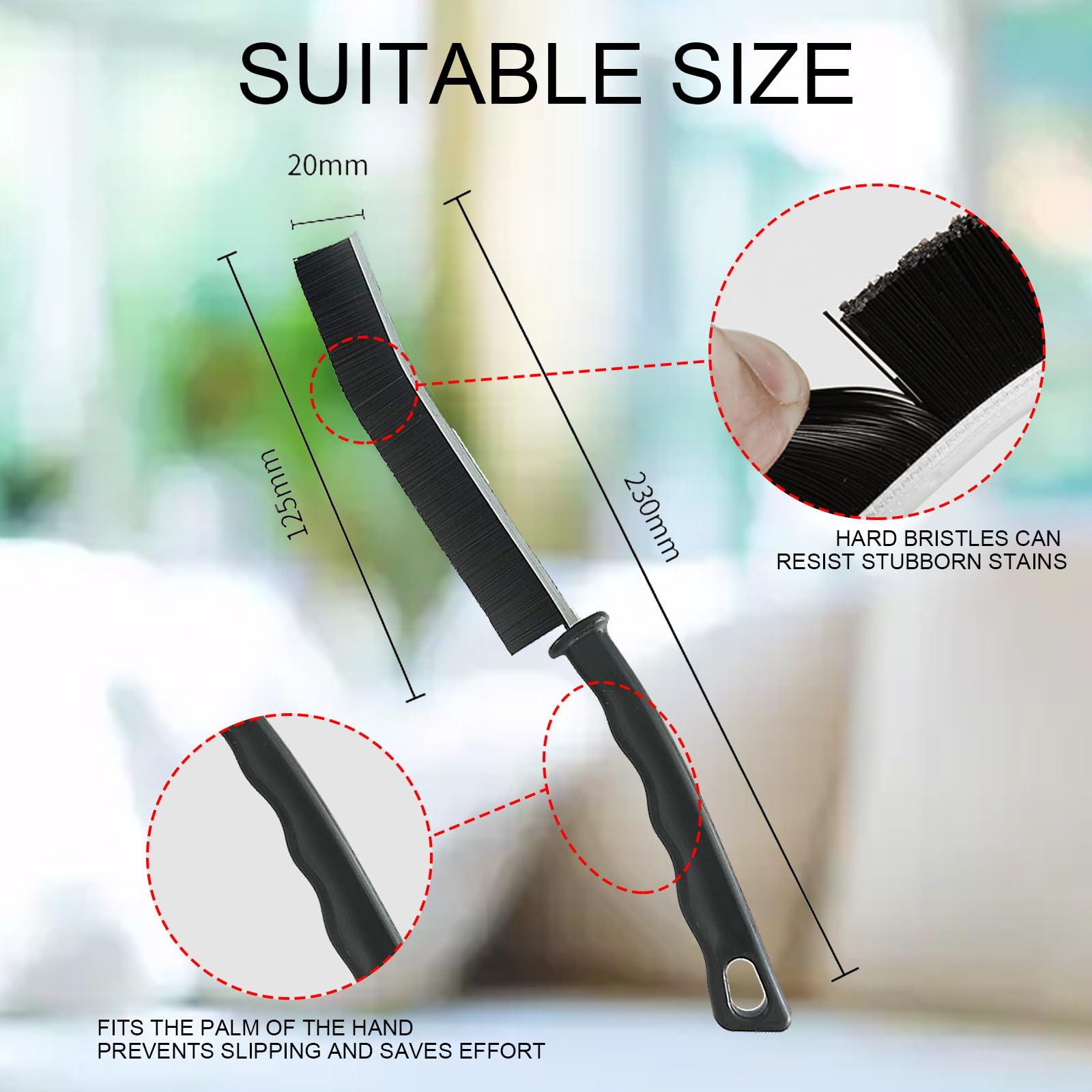 Bestylez Bestylez 5PCS Crevice Cleaning Brush Skinny Hard Bristle Fine Gap Brush Multifunction Grout Brushes for Dead Corner Groove Tiles Gap