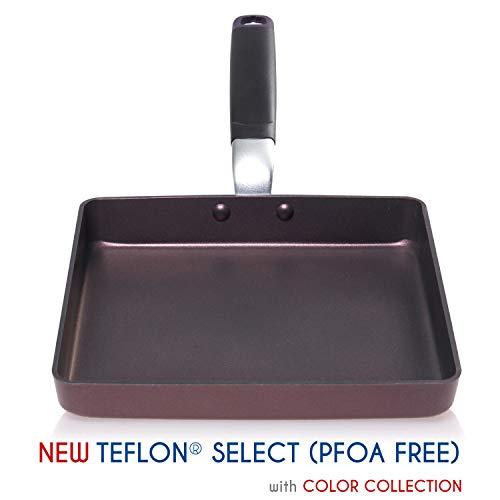 TECHEF TECHEF - Tamagoyaki Japanese Omelette Pan / Egg Pan, Made in Korea (Purple) (Large)