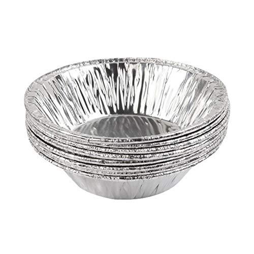 KEISEN 1/3\" Mini pie pan 3/4oz Foil Utility Cup pie pan tart pan 100/PK